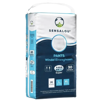 Abbildung von Sensalou Inkontinenz Windel Pants Super Größe M 30 St