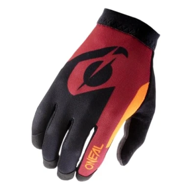 Abbildung von O&#039;NEAL Fahrrad &amp; Motocross Handschuhe MX MTB DH FR Downhill Freeride Unser leichtester bequemster Handschuh, Nanofront® Handpartie AMX Glove Erwachsene Rot Orange Größe XL
