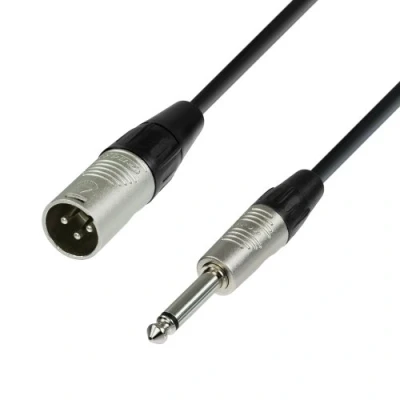 Abbildung von Adam Hall Cables 4 STAR MMP 0300 Mikrofonkabel REAN XLR Male auf Klinke TS 3 m