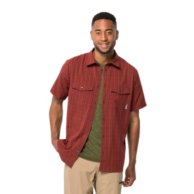 Abbildung von Jack Wolfskin Thompson Hemd, Herren, Größe: Small, Barn red