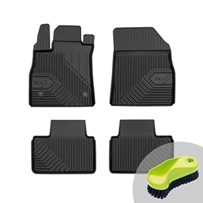 Abbildung von FROGUM No.77 Gummimatten Ganzjahresset von Auto Fußmatten Autofussmatten für Renault Talisman 2015 2020 Langlebiges TPE Material