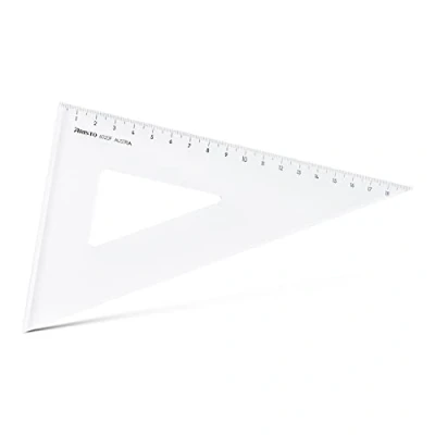 Abbildung von Aristo Dreieck 60 Grad mit Facette Acryl 226mm transparent