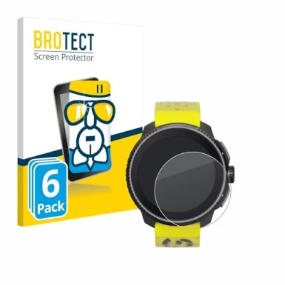 Abbildung von BROTECT Schutzglas für Suunto Race (6 Stück) Schutzfolie Panzer Folie Glas [Extrem Kratzfest 9H, Anti Fingerprint, Ultra Transparent]