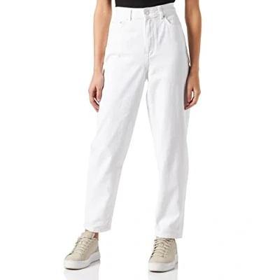 Abbildung von JACK &amp; JONES Damen Jjxx Jxlisbon Mom Hw Cre4010 Jeanshose, White Denim, 28W / 30L EU