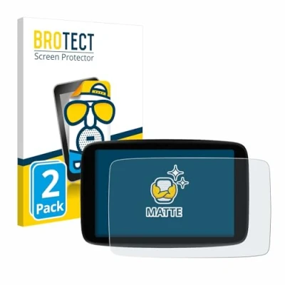 Abbildung von BROTECT Entspiegelungs Schutzfolie für TomTom GO Expert Plus 7&quot; (2 Stück) Matte Displayschutz Folie, Anti Reflex, Fingerprint