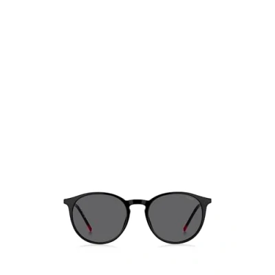 Abbildung von HUGO Unisex Sonnenbrille, Größe: 51, Black/red