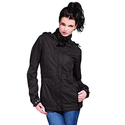 Abbildung von Promodoro Funktionsjacke Outdoorjacke winddicht wasserdicht atmungsaktiv, abnehmbare Kapuze, Slim