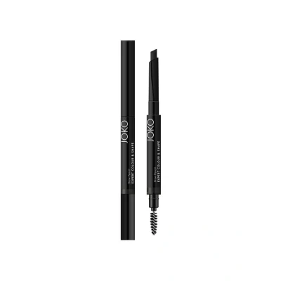 Abbildung von Joko Expert Color &amp; Shape Waterproof Augenbrauenstift 04 Braun Schwarz