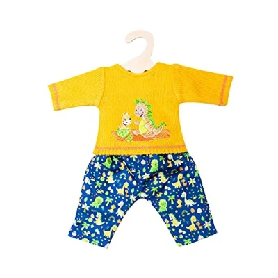 Abbildung von Puppen Strickpullover mit Hose Dino, Gr. 28 35 cm