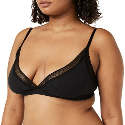 Abbildung von sloggi Damen GO Ribbed Bralette, BLACK, XS