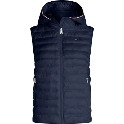 Abbildung von Tommy Hilfiger Steppweste &quot;LW PADDED GLOBAL STRIPE VEST&quot;, (Global Serie TH WOMEN), Reißverschlusstaschen