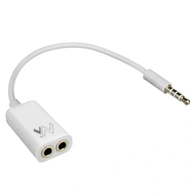 Abbildung von Maclean MCTV 580 3,5mm Klinken Splitter Y Adapter Kabel 1x Stecker auf 2X Buchse