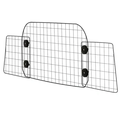 Abbildung von VEVOR Hundegitter Autobarriere Haustierbarriere Trennwand Verstellbar 968x405mm