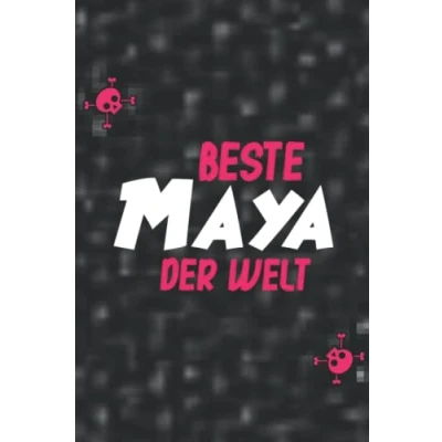 Abbildung von Die beste Maya der Welt: Liniertes Notizbuch Als Geschenk oder für Dich 🎁