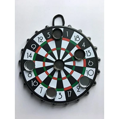 Abbildung von Winkee Kronkorken Dartscheibe Die Coole Zielscheibe für Deine Party Dartboard Lustige Trinkspiele Geschenk zu Party, Weihnachten, Geburtstag