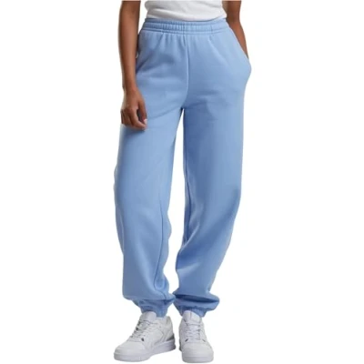 Abbildung von Urban Classics Fluffy Jogginghose, Damen, Größe: Large, Powderblue