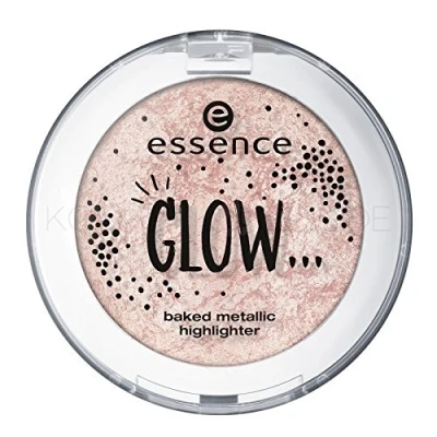 Abbildung von Essence GLOW baked metallic highlighter Nr. 03 like glitter is raining down on you Inhalt: 5g Gebackener metallisches Puder.