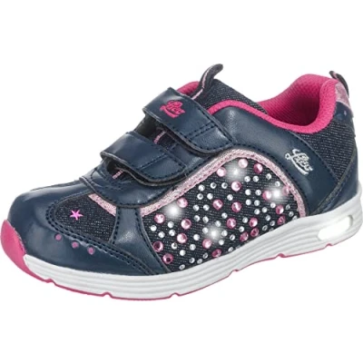 Abbildung von LICO Shine Sneaker low für Kinder, Größe: 25, Marine/pink Schuhe