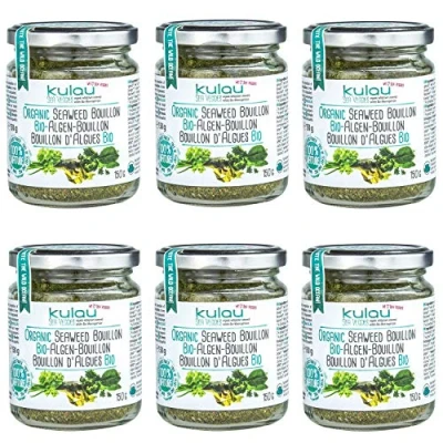 Abbildung von Kulau Bio Algen Bouillon, Hochwertige Gemüsebrühe mit Wakame Algen, Brühe Vegan (6 x 150 g)