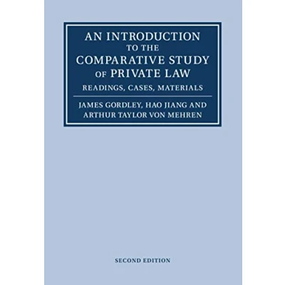 Abbildung von An Introduction to the Comparative Study of Private Law: Readings, Cases, Materials