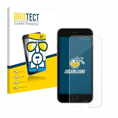 Abbildung von BROTECT Schutzglas für Apple iPhone 6 / 6S Schutzfolie Panzer Folie Glas [Extrem Kratzfest 9H, Anti Fingerprint, Ultra Transparent]