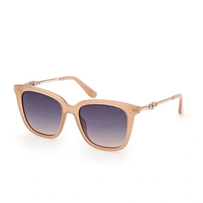 Abbildung von Guess Damen GU7886 57B Gläser SONNENBRILLEN Injiziert Beige Grau Quadratisch Normal Schattiert