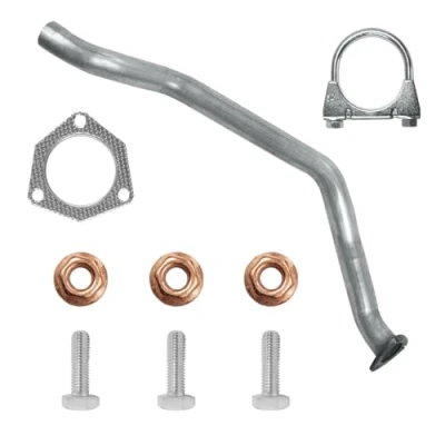 Abbildung von Schalldämpferset Auspuff Kollektorrohr für A4 B6 2000 12/2004 1.9 TDI