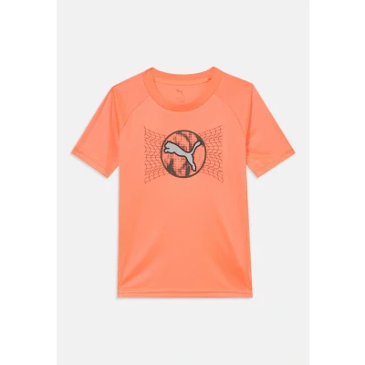 Abbildung von Puma Active Sports TEE Unisex Sport Tshirt für Kinder, Größe: 116, Glowing red
