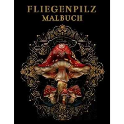 Abbildung von Fliegenpilz Malbuch: Fliegenpilze Muster : Stressabbau und Entspannung Für Erwachsene Jugendliche