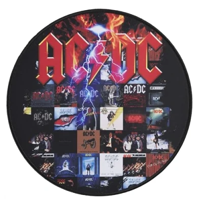 Abbildung von AC/DC Gaming Mauspad Offiziell von ACDC lizenziertes Desktop als Geschenk 30 cm