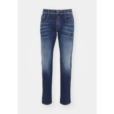 Abbildung von Replay Herren Jeans Anbass Slim Fit Hyperflex mit Stretch, Blau (Dark Blue 007 5), 33W / 32L