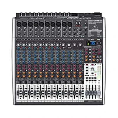 Abbildung von Behringer XENYX X2422USB Premium 24 Input 4/2 Bus Mixer mit Mic Preamps und Compressors, British EQ, Bit Multi FX Processor USB/Audio Interface