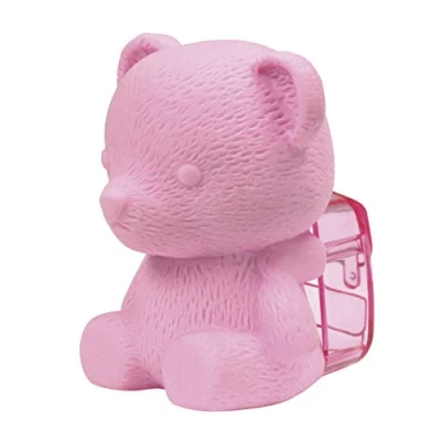 Abbildung von Westcott E 66063 00 Radierer 3D mit Anspitzer, für Stiftdurchmesser 8mm, Bär (Pink)