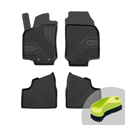 Abbildung von FROGUM No.77 Gummimatten Ganzjahresset von Auto Fußmatten Autofussmatten für Opel Astra G 1998 2009 Langlebiges TPE Material