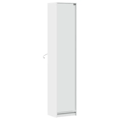 Abbildung von vidaXL Highboard mit LED Beleuchtung Weiß 41,5x32,5x200 cm (1 St)