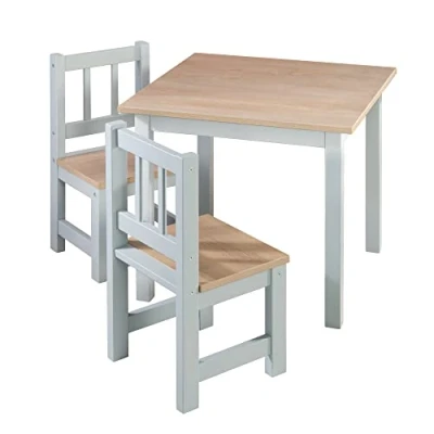 Abbildung von roba® Kindersitzgruppe Woody, Holzdekor/taupe, (3 tlg)