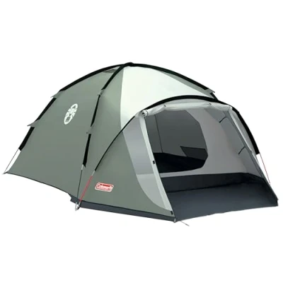 Abbildung von Coleman Rocksprings 4 Zelt, Personen, Mann Igluzelt, Festivalzelt, Leichtes Kuppelzelt mit Vorzelt, Wasserdicht WS 2.000 mm