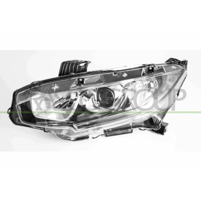Abbildung von PRASCO HD0464914 Scheinwerfer links H11/HB3 mit Tagfahrlicht Stellmotor für LWR HONDA: CIVIC 10 Stufenheck
