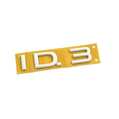 Abbildung von Volkswagen 10A853687AC9A Schriftzug ID.3 Aufkleber Modellbezeichnung Emblem Logo, pure white