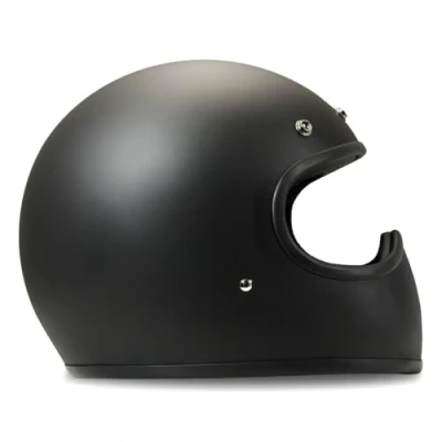 Abbildung von Dmd Herren Racer Motorradhelm, Mattschwarz, S