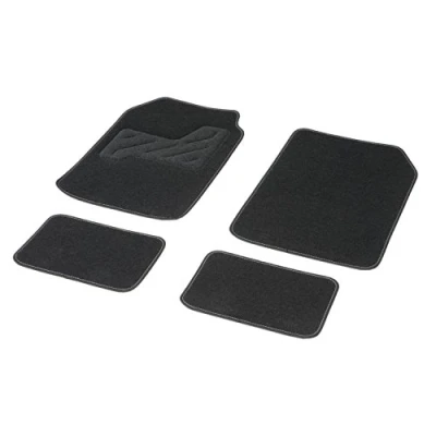 Abbildung von DBS Autofußmatten PKW/Auto 4 teilig : Vorne + Hinten Universal Autofussmatten rutschfest Autogrip System®