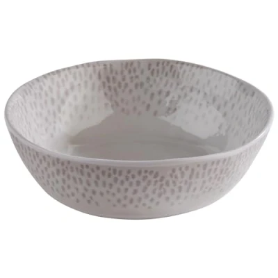 Abbildung von APS 85320 Schale FOOTMARK, Ø 13 cm, Höhe 5,5 0,25 Liter, Melamin, Dekor, weiß grau