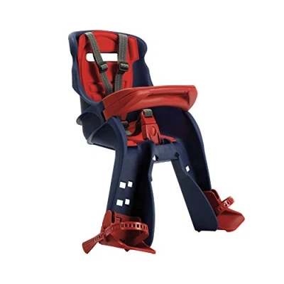 Abbildung von OKBABY Orion Lenker Kinderfahrradsitz für Babys ab 7/8 Monaten (max. 15 kg) Blau und Rot