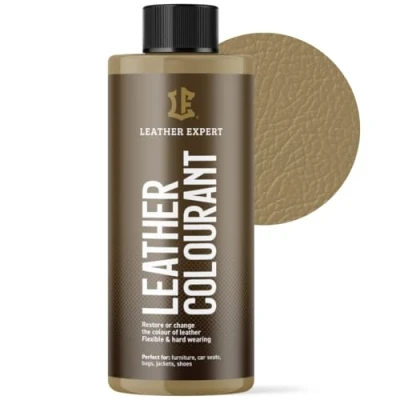 Abbildung von Sehr Deckend Wasser Lederfarbe Kamel 500 ml Leather Paint für Natur und ÖkoLeder Dye Ohne Alkohol alle Lederaccessoires Reißt oder Blättert Nicht ab