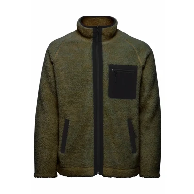 Abbildung von Indicode Jeans Rodie Fleecejacke, Herren, Größe: Medium, Army