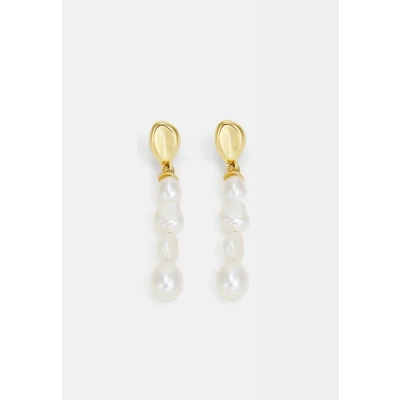 Abbildung von Skagen Agnethe Ohrringe goldcoloured, Damen, Größe: One Size, Gold coloured
