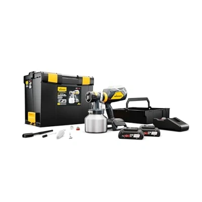 Abbildung von Dažų purkštuvas Wagner FinishControl 4000 StandardSpray 18 V 2x4,0 Ah akum.