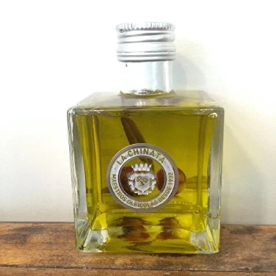 Abbildung von La Chinata Olivenöl extra Virgin von Chinta Quadratische Flasche 100 ml AOVE