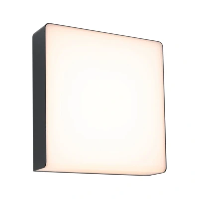 Abbildung von Paulmann 948.40 LED Außenwandleuchte Azalena Bewegungsmelder mit Hochfrequenz Sensor IP44 250mm 3000K 8,5W 700lm 230V Anthrazit Kunststoff,Aluminium