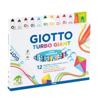 Abbildung von Giotto Turbo Giant Mehrfarbig Filzstift Stifte (Mehrfarbig, Mehrfarbig)